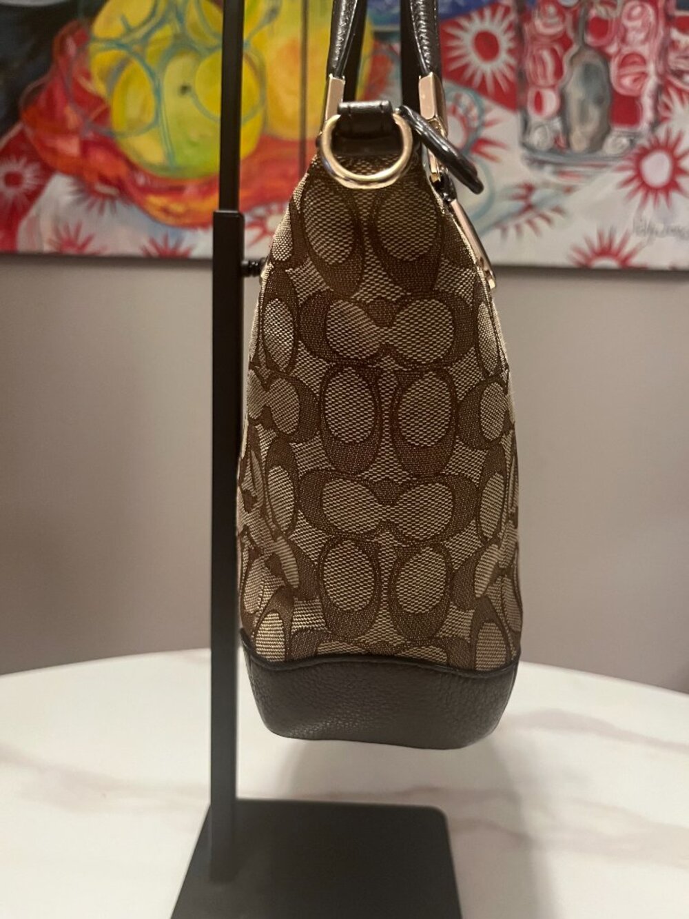 Coach Kelsey Small Signature Satchel F36181 + COA - Picture 3 of 15